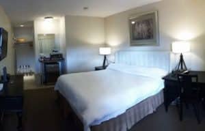 King bed room featured